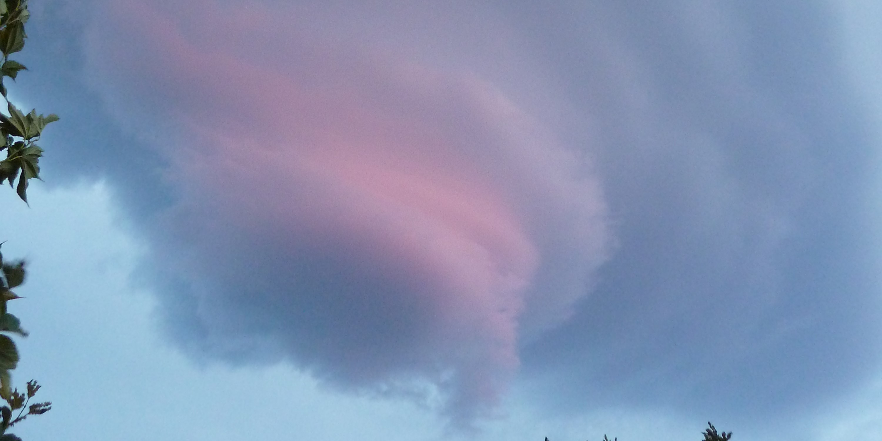 farbige Wolke