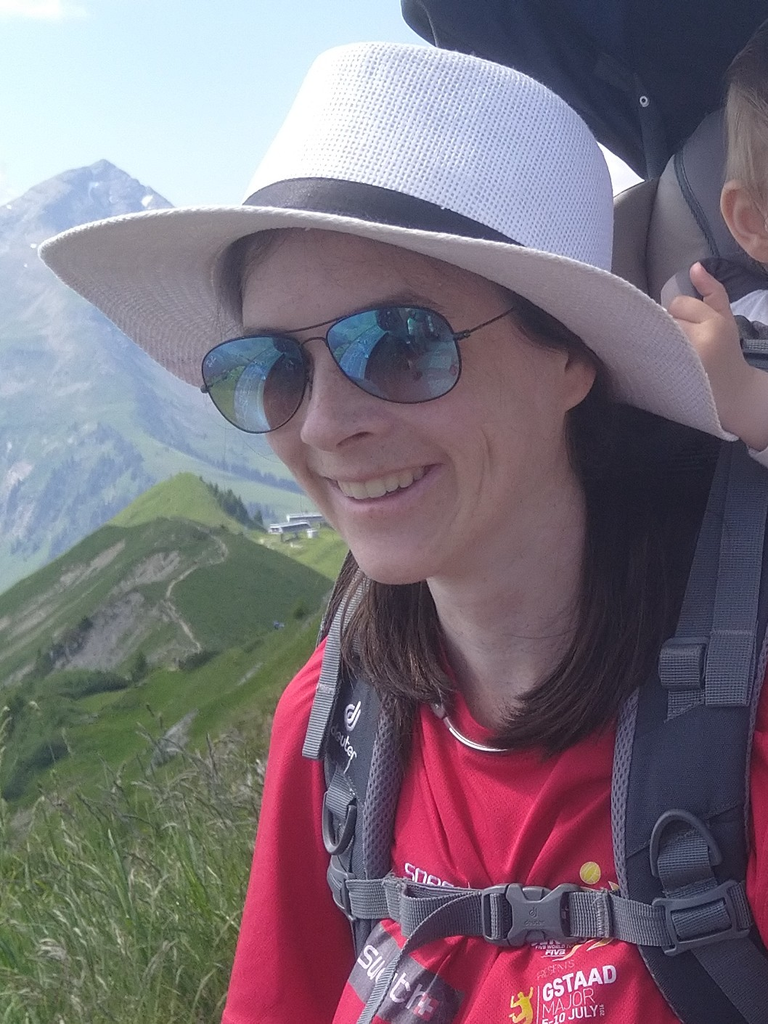 Michelle Luttringer beim wandern