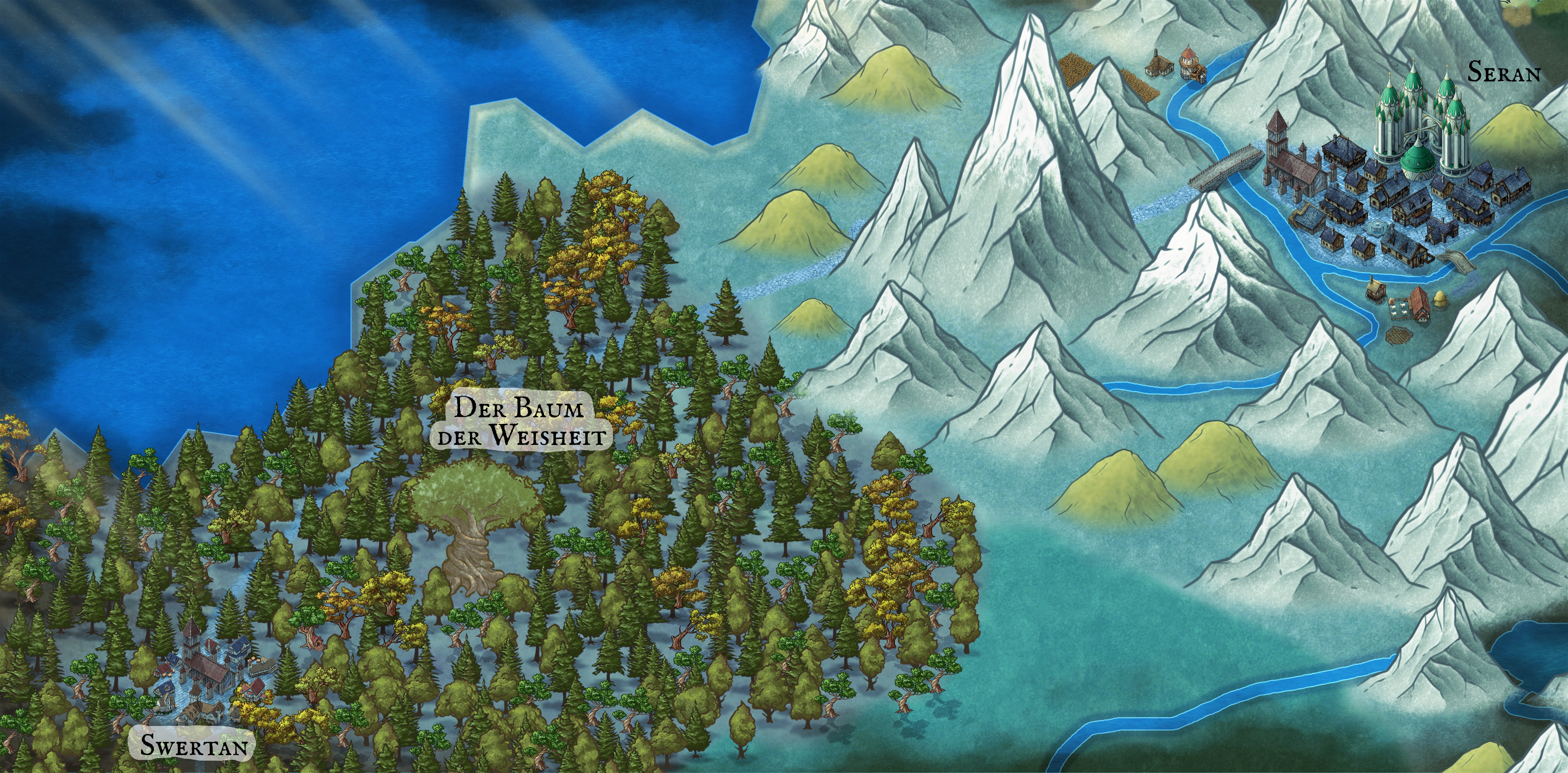 Die erste Regionalkarte, die ich gezeichnet habe